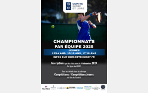 CHAMPIONNAT DEPARTEMENTAL PAR ÉQUIPE JEUNES 13/18 ans