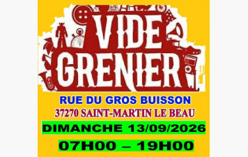 VIDE-GRENIERS 2026 DU TCSMB